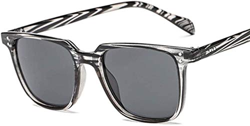 NIUASH Sonnenbrille polarisiert Herren Sonnenbrillen Square Outdoor Sport Fahrbrille Vintage Brillen Zubehör Classic Sun Glasses-C4Gray von NIUASH