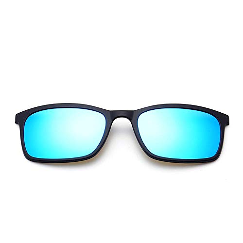 NIUASH Sonnenbrille polarisiert Polarisierte Sonnenbrille Männer Frauen Magnetclip auf Brille TR90 Optische Cat Eye Brille Full Frame Treiberbrille-A von NIUASH