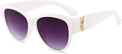 NIUASH Sonnenbrille polarisiert Trendy Tinted Color Vintage Shaped Sonnenbrille Eye Wear Frame Sonnenbrille Frauen Uv400-Wdoublegray von NIUASH