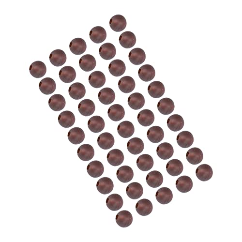 Karpfen-Angelperlen, Weiches Silikagel, 6 Mm Durchmesser, 50 Stück, Angelzubehör, Nacht- und Tiefwasserangeln (Brown) von NIZUUONE