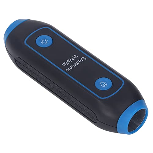 NIZUUONE Elektronische Pfeife mit 3 Tönen und 3 Lautstärken, Blasfreie Pfeife für Sport, Camping, Haustiertraining (Blue) von NIZUUONE