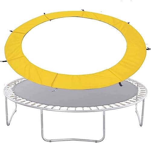 Wasserdichter Trampolin-Schutzring mit Durchmesser 3,05 Meter, wasserabweisendes Ersatzpolster für rundes Trampolin-Zubehör (gelb, 3 m) von NNBDEY