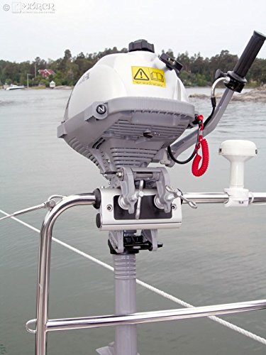 NOA - Außenborderhalterung für Heckkorb an 25 mm Rohr von NOA