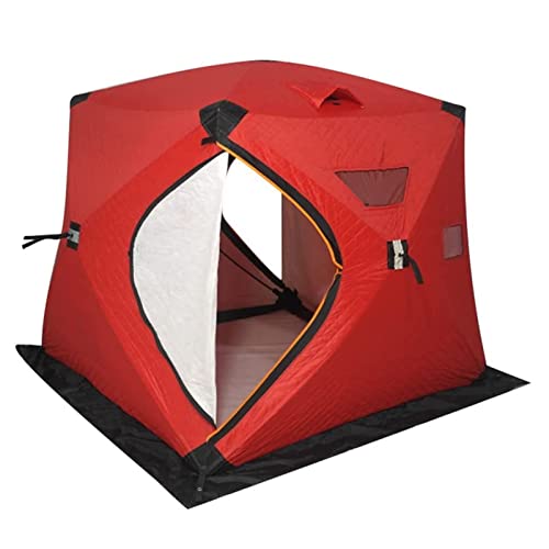 2-3 Personen Winter Eisfischen Zelt Verdickte Baumwolle Warmes Baumwollzelt Großer Raum Outdoor Camping Tourist Automatisches Zelt von NOALED