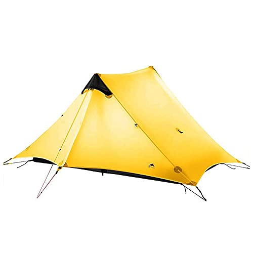 2-Personen-Zelte, Camping, faltbar, Sonnenschutz für den Außenbereich, wasserdicht, doppelschichtig, Rucksackzelt, 3–4 Jahreszeiten, einfacher Aufbau für Camping im Freien von NOALED