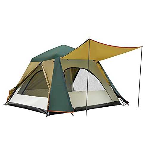 Automatisches Pop-up-Zelt für 3–4 Personen mit Veranda, wasserdicht, Winddicht, UV-Schutz, Campingzelt für Familien, tragbares Cabana-Zelt für Outdoor-Camping, Wandern, Angeln von NOALED