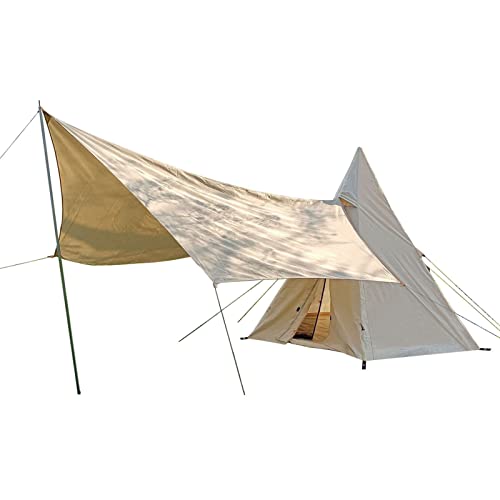Camping-Pyramidenzelt für 2–3 Personen, Tipi-Zelt für die Jagd, Familie, Team, Rucksackreisen, Camping, Wandern – Camping-Jurt-Zelt von NOALED