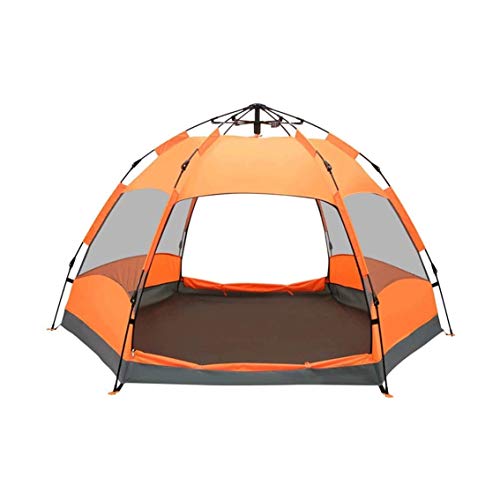 Campingzelt, Rucksackzelt, tragbares leichtes Outdoor-Zelt, wasserdicht, Winddicht, UV-beständig, sechseckiges Zelt zum Wandern, Angeln, einfacher Aufbau, doppelter Komfort von NOALED
