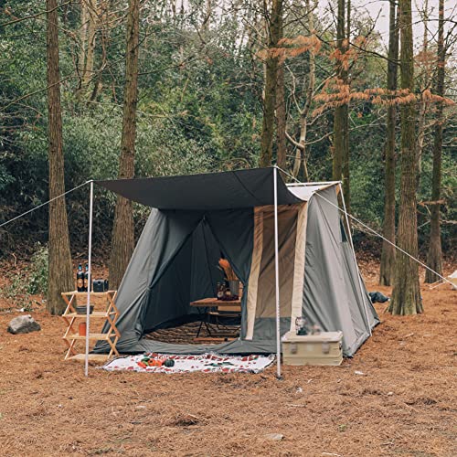 Campingzelt für 5–8 Personen, Familien-Kabinenzelt im Freien zum Wandern, Rucksackreisen, Reisen – Glamping-Zelt, Winddicht, einfacher Aufbau von NOALED