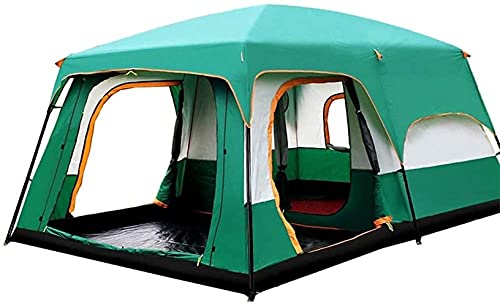 Campingzelte, Unterstände, 8-Personen-Familienzelt | Outdoor-Campingzelt mit DREI Türen und Zwei Fenstern | Großes Zelt mit 2 Schlafzimmern zum Wandern und Bergsteigen von NOALED