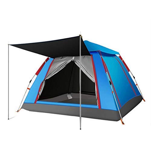 Großes Outdoor-Campingzelt für 3–4 Personen, Pop-up-Zelt, Dicker Sonnenschutz, wasserdichtes Vordach, automatisches Zelt, Familienfeiern, Reisen von NOALED