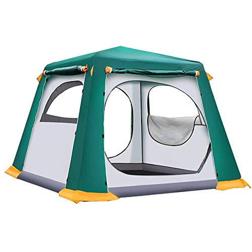Upgrade-Zelt, wasserdicht, Familien-Rucksack, sofort aufbaubare Zelte für Camping und Rucksack-Angeln von NOALED