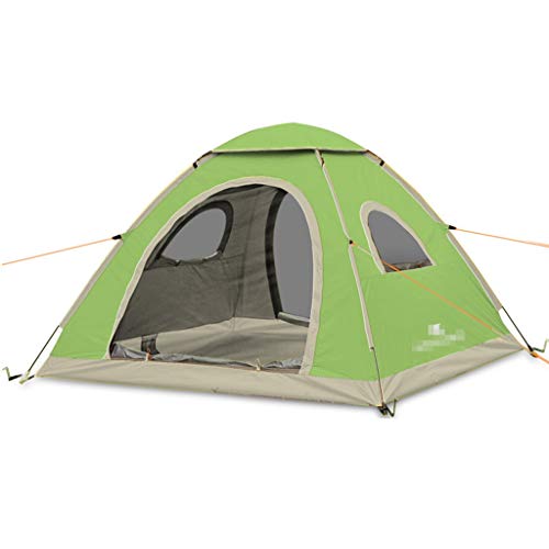 Zelt Outdoor-Camping, 1 Sekunde Geschwindigkeit offen, verdicktes, regensicheres automatisches Zelt, doppeltes Wildcamping-Zelt, wasserdichtes Sonnenschutzzelt, Radfahren, Wandern, Campingzelt, k von NOALED