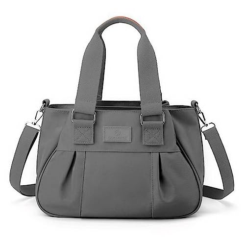 NOGRAX Damen-Schultertaschen Handtasche Messenger Damen Tasche Casual Damen Große Kapazität Outdoor Freizeittasche-Gray von NOGRAX
