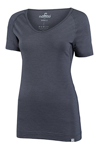 Nomad Damen Pure T-Shirt, Graphite, XL von NOMAD