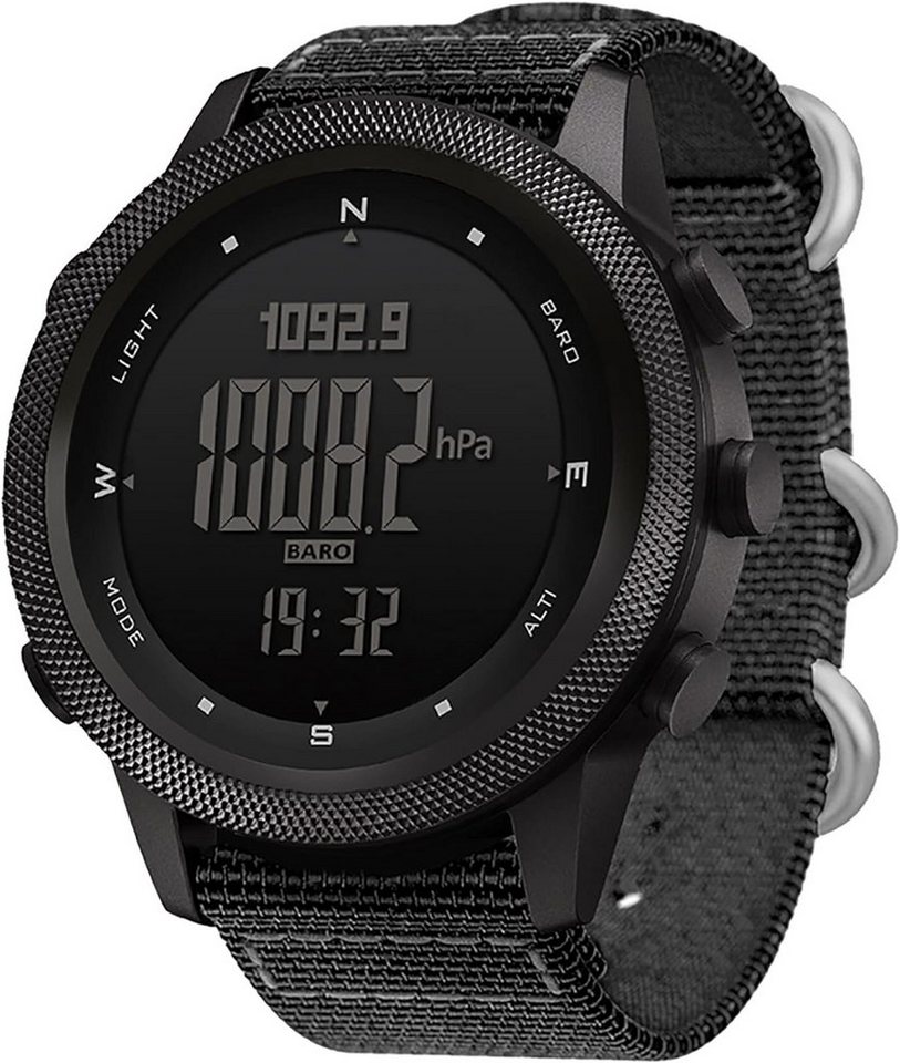 NORTH EDGE APACHE-46 Digitale Sport für Herren Militä Watch (Digital), mit Kompass Temperatur Schrittzähler Sport Taktische Überlebensuhren von NORTH EDGE