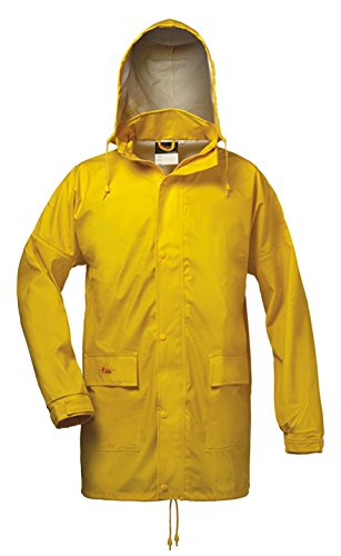 Norway PU Regen-Jacke mit Kapuze - gelb - Größe: XXL von NORWAY