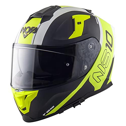 Helm NOS NS-10 ECE 22-06, Large, Fury Yellow von NOS NEW OWN STYLE