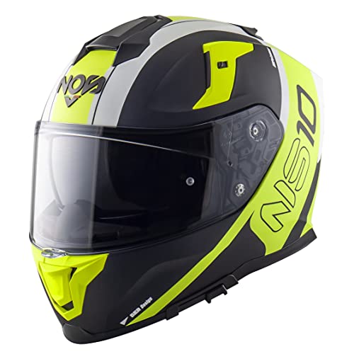 Helm NOS NS-10 ECE 22-06, Small, Fury Yellow von NOS NEW OWN STYLE