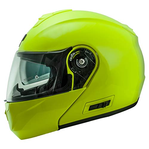 Helm NS-8, XXL, Dynamic FLUOR Yellow von NOS NEW OWN STYLE