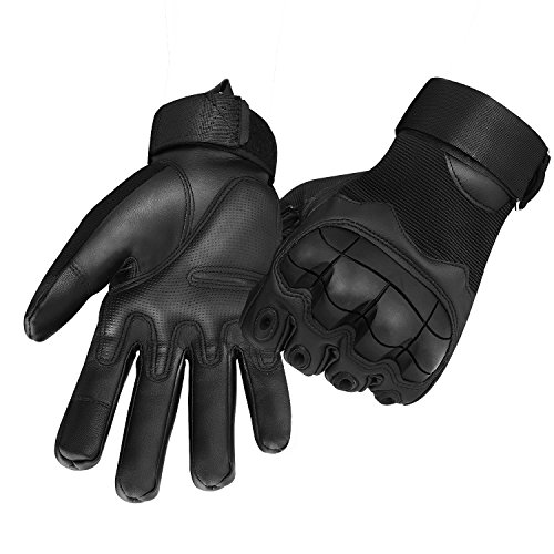 NOVECASA Militärische Taktische Handschuhe Unisex Militärische Spezialeinheiten für Motorräder Motorroller Camping und Outdoor (L, Voller Finger) von NOVECASA