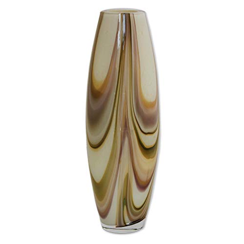 NOVICA Handgefertigte Murano-Lagen-Kunstglasvase von NOVICA