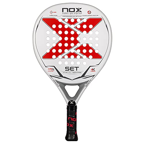 NOX Padelschläger Set - Exclusive Serie, Weiß - Rot, Standard von nox