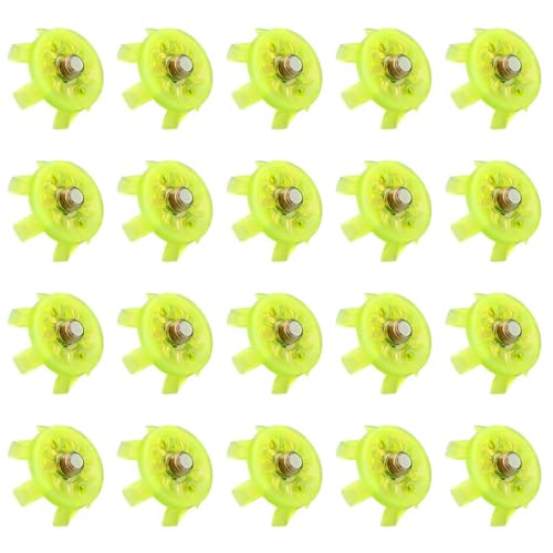 NPXUAMTJ 20pcs Nonslip Golfs Spikes Pin Golfs Schuhspikes Ersatzstift Schraube Typ Schuhnägelzubehör Erleiden Schnelle Schloss Ersatz Golfschuh Zubehör von NPXUAMTJ