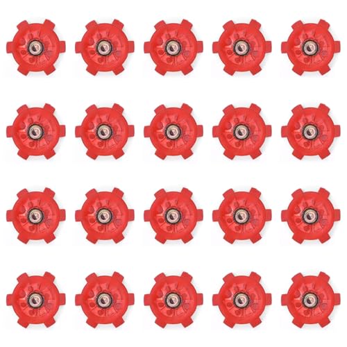 NPXUAMTJ 20pcs Nonslip Golfs Spikes Pin Golfs Schuhspikes Ersatzstift Schraube Typ Schuhnägelzubehör Erleiden Schnelle Schloss Ersatz Golfschuh Zubehör von NPXUAMTJ