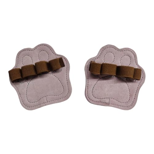 NPXUAMTJ Fitness Fitnessstudio Grip Pads Hand Protector Protector Gewicht Hebext Einem Fitnessstudio Pad 4 Finger Training Handschuhe Für Gewichtheber Leder Palms Protectors von NPXUAMTJ