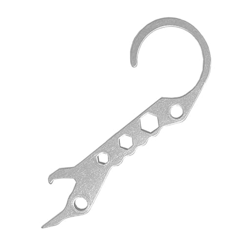 NPXUAMTJ Kleine Krähenbanken Offener Schraubenschlüssel Multifunktionales Flaschenöffner Fensterbrecher Tragbares Lieferwerkzeug Outdoor Camping Fenster Breaker Outdoor Camping von NPXUAMTJ