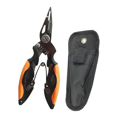 NPXUAMTJ Tragbare Kleine Fischereizable Schere Schnittfischlinie Zangen Edelstahl Haken Remover Cutter Einfach Zu Bedienend Zu Verwenden Cutter Outdoor Getriebe Tackle von NPXUAMTJ