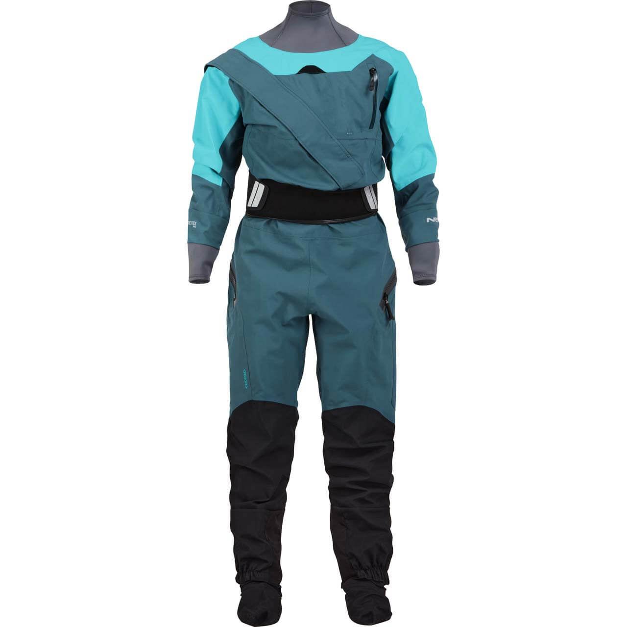 NRS Axiom GORE-TEX Pro Drysuit Damen - Mediterranea/Aqua, S von NRS}