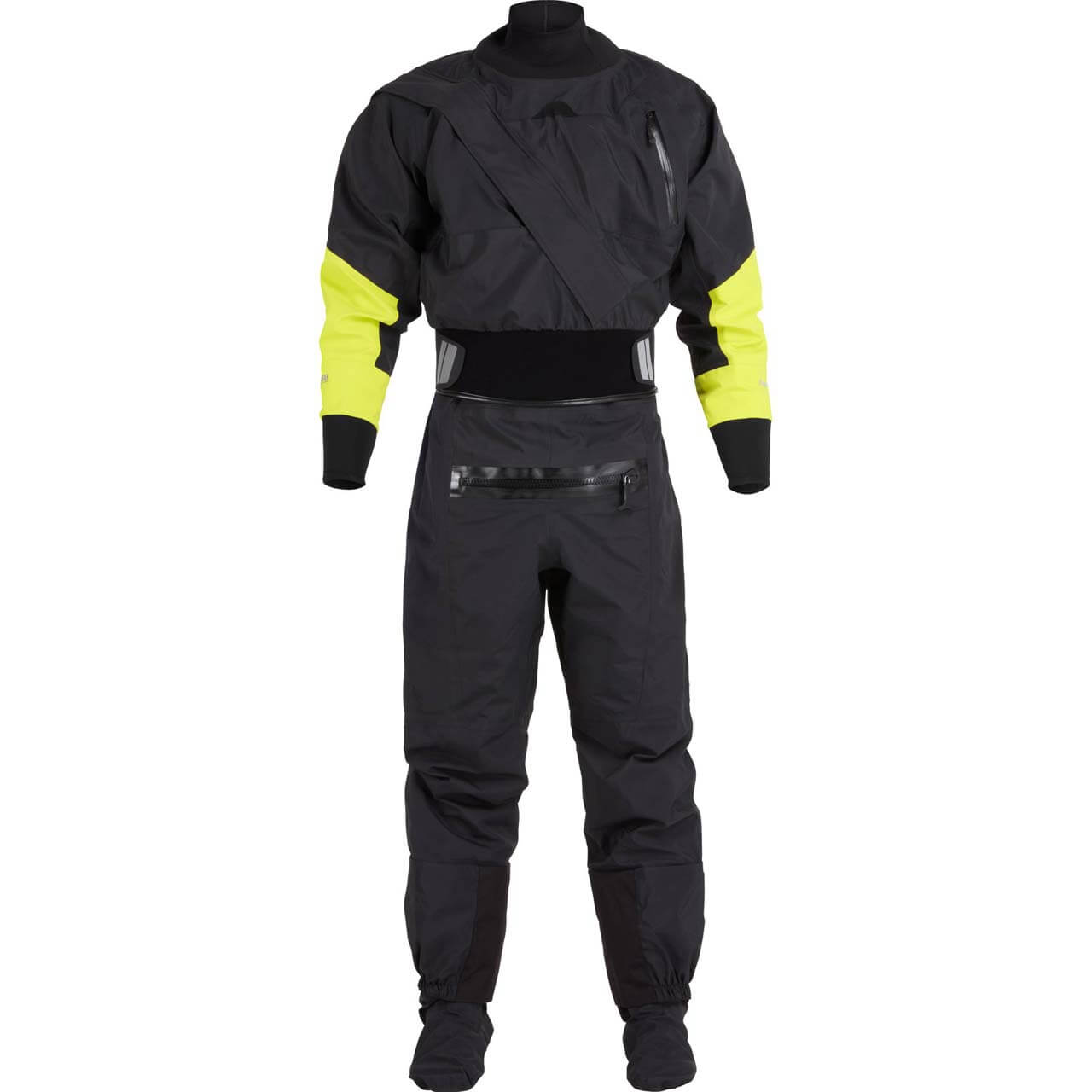 NRS Crux Drysuit - Black, L von NRS