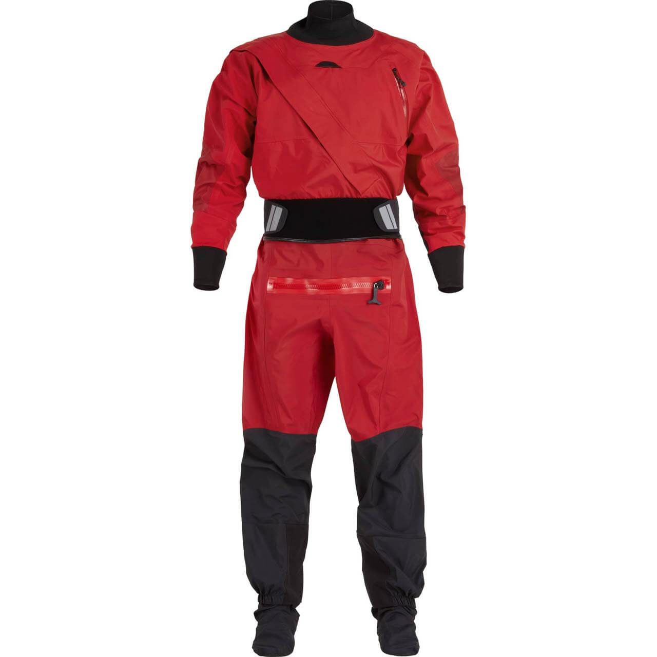NRS Crux Drysuit - Red, L von NRS}