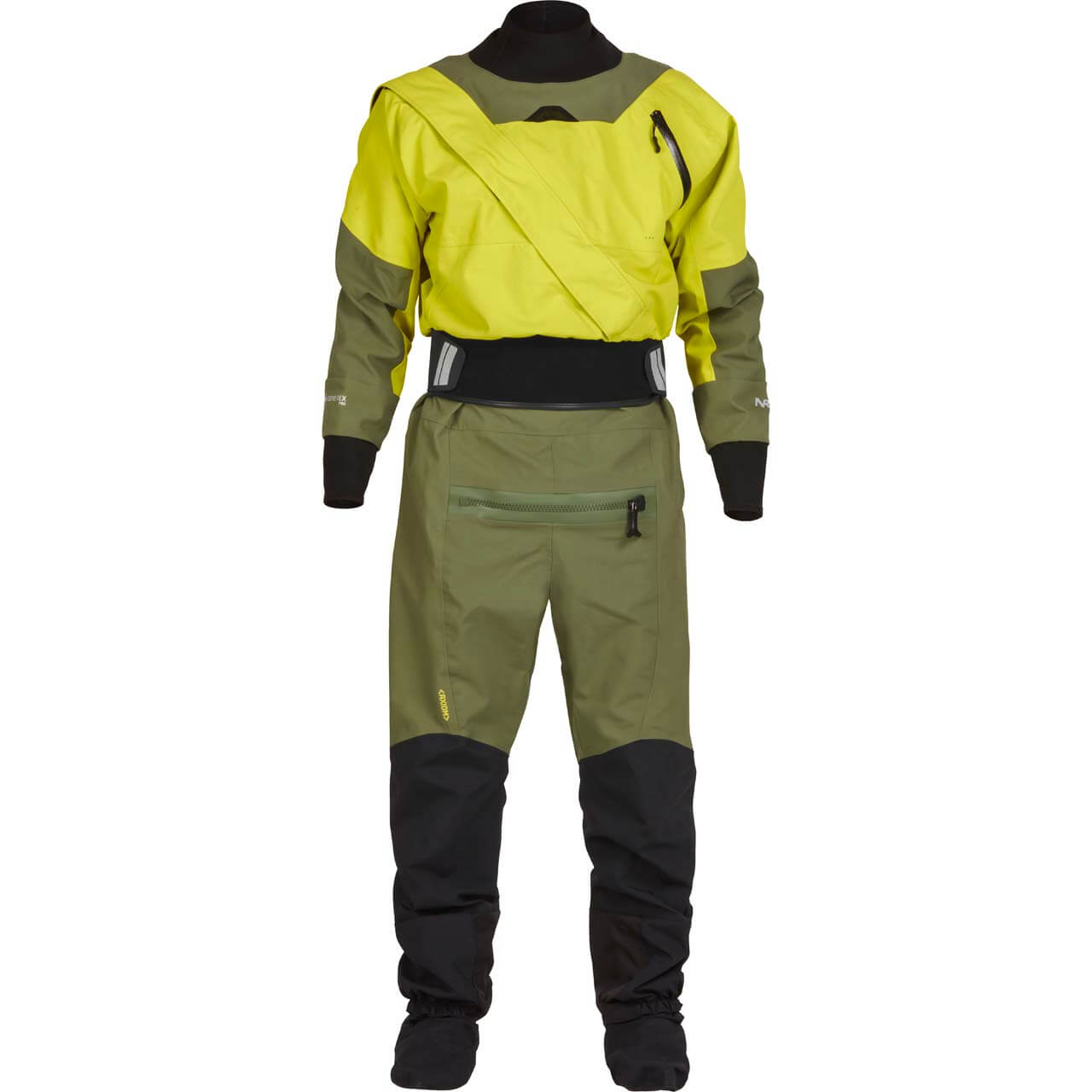 NRS GORE-TEX Pro Axiom Drysuit - Chartreuse, L von NRS