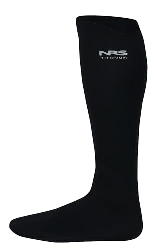 NRS Grenze Socke mit hydrocuff, unisex Herren, schwarz von NRS