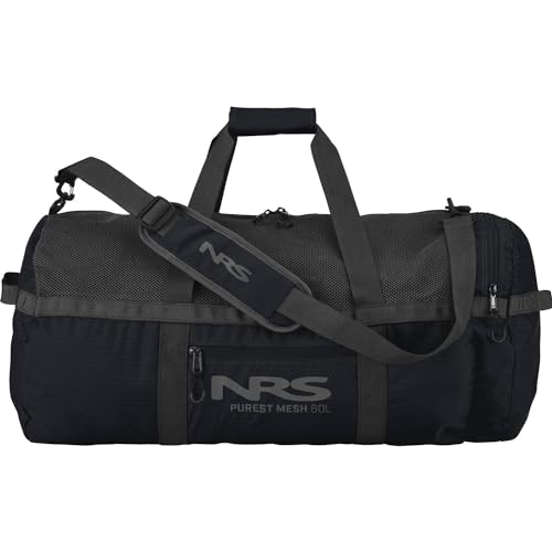 NRS Reisetasche aus reinem Netzstoff, Schwarz, 60 L, Classic von NRS