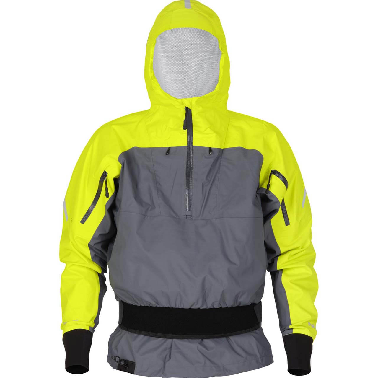 NRS Riptide Touring Paddeljacke - Chartreuse/Gray, S von NRS