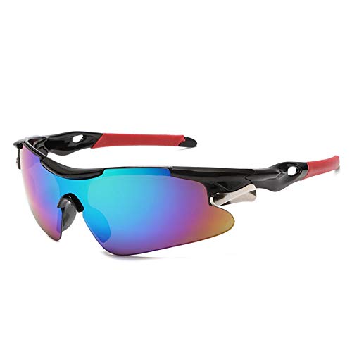 NSGJUYT Outdoor-Fahrrad-Gläser Straße Radfahren Sonnenbrillen PC Sports Winddichtes Sonnenbrille Reiten Licht Goggle Multicolor Bike Eyewears (Color : 2) von NSGJUYT