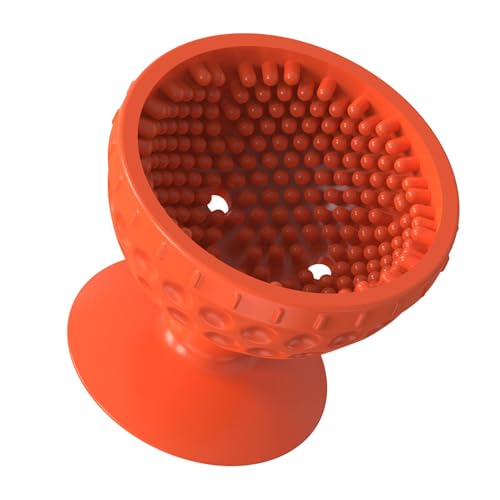 NUDGE Tragbare Golfball-Unterlegscheibe | Weicher Silikon-Golfballreiniger mit Saugnapfboden – Tragbares Golfzubehör, multifunktionale Reinigungsbürste, Golfballständer für effiziente Reinigung von NUDGE