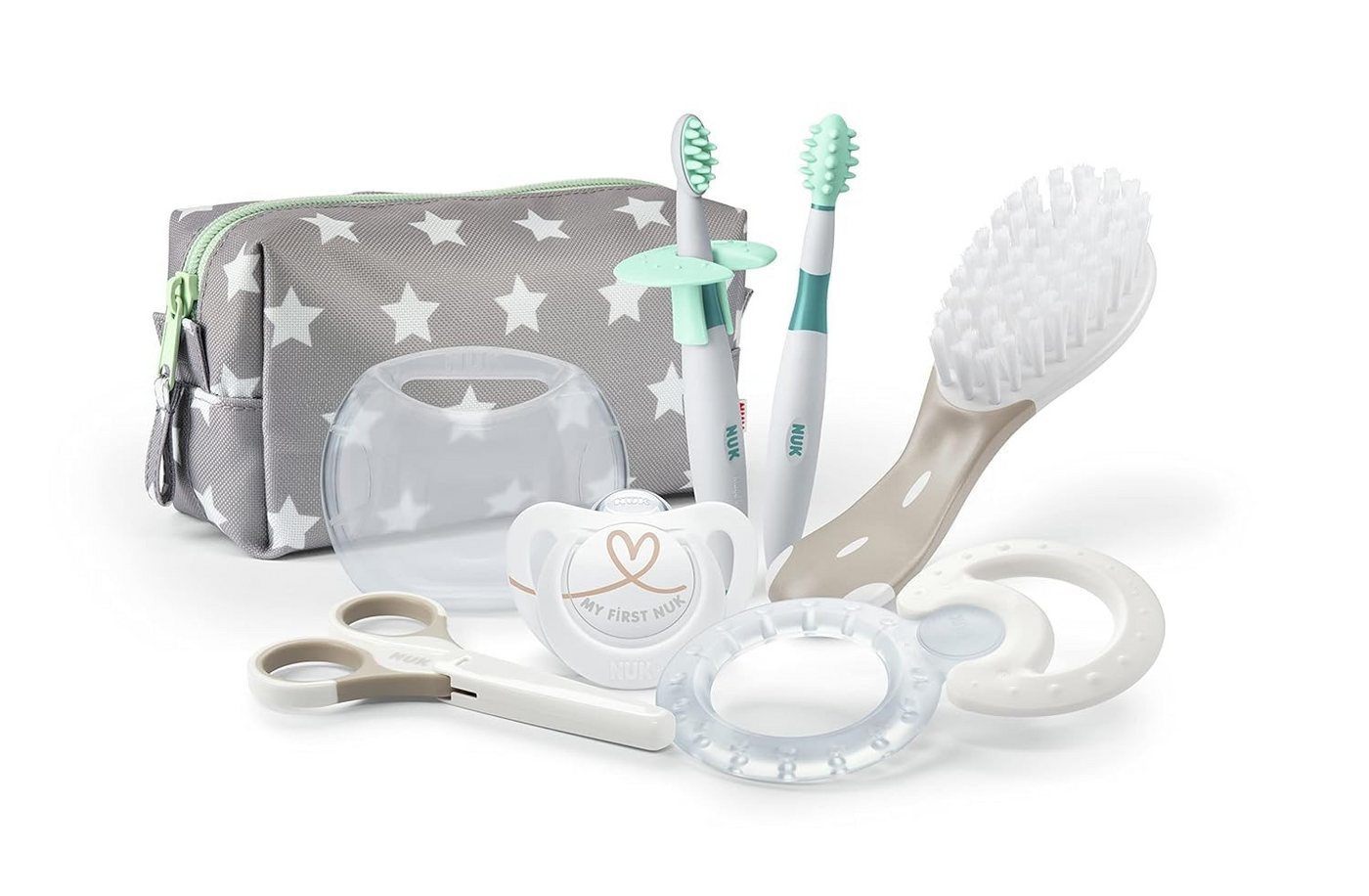 NUK Trinkflasche NUK Welcome Set Spülreiniger Flaschenbürste 2in1 & Winnie Flaschenset von NUK