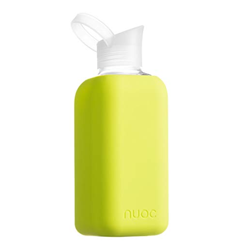 NUOC Unisex – Erwachsene Avocado-Lime Trinkflasche, Gelb, 800ml von NUOC