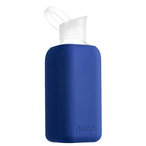 NUOC Unisex – Erwachsene Classic Dark Blue Trinkflasche, Dunkelblau, 800ml von NUOC