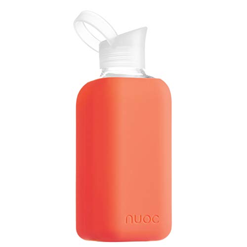 NUOC Unisex – Erwachsene Essence-Orange Fluor Trinkflasche, 800ml von NUOC