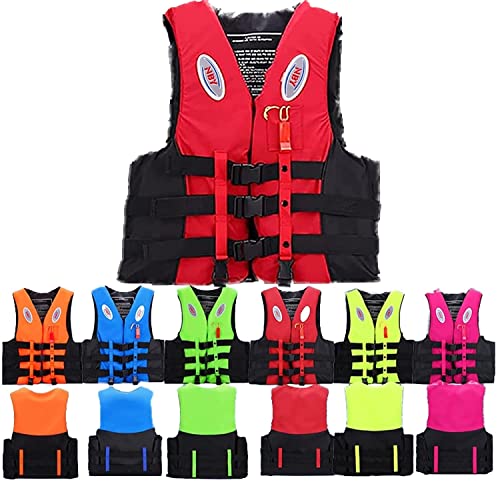 Kinder Schwimmweste, Atmungsaktiv Neopren Rettungsweste, Rettungswesten für Boote, Auftriebsweste Schwimmende Weste Sommerhilfe Life Swimwears Tank Top, für Stand up Paddle, Jetski, Wassersport (Colo von NURCIX