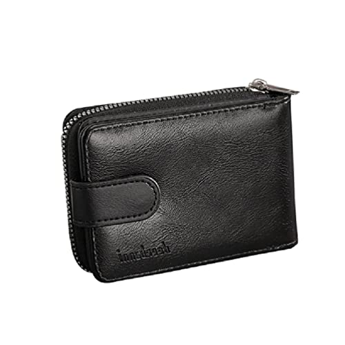NURCIX Fashion Zipper Wallet Geld Tasche Für Männer PU Leder Casual Kreditkarte Halter Kleingeld Geldbörse Brieftasche Pu Leder Brieftasche von NURCIX