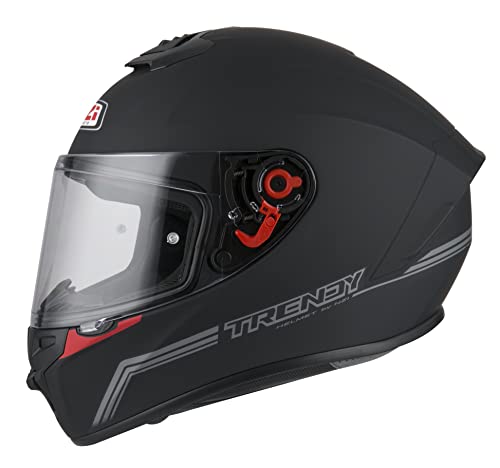 Casco Integral TRENDY SOLID Nouveau MATT Black von NZI