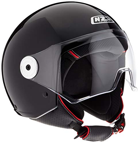 NZI Unisex-Adult Vintage 3 Helmet, Black, XS von NZI