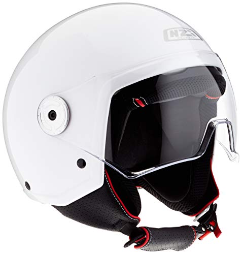 NZI Unisex-Adult Vintage 3 Helmet, Pearl White, XXS von NZI